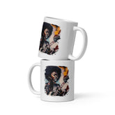 Melody Maker, Rhythm Keeper White Glossy Mug - Beyond T-shirts